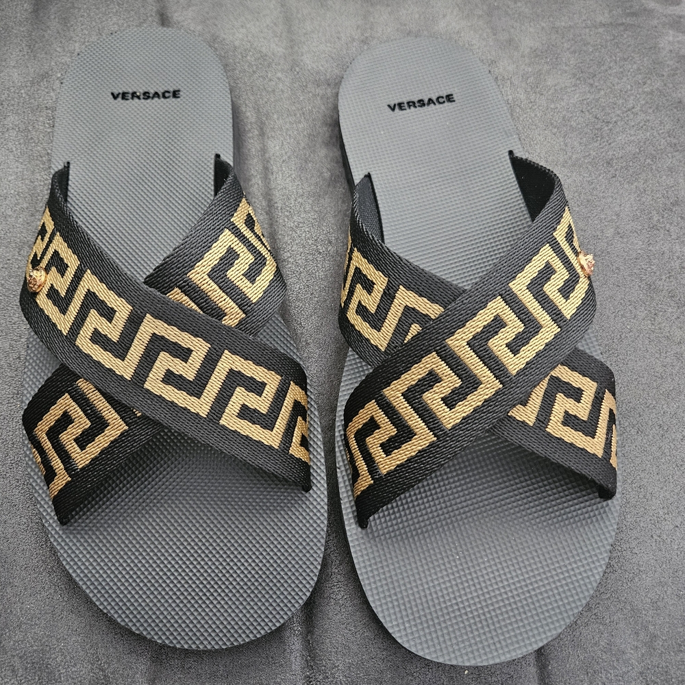 Versace Nastro Greca Sandals